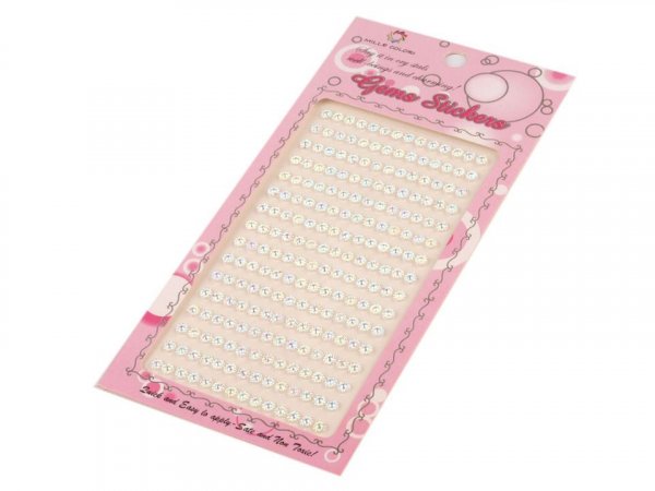 Samolepicí kamínky na lepicím proužku Ø4 mm