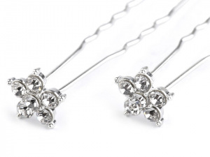 Štrasová vlásenka květ Ø11 mm