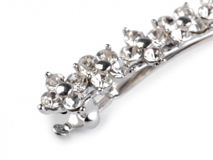 Francouzská štrasová spona květy