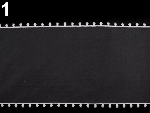 Stuha s květy na okrajích šíře 11,5 cm