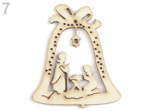 Dřevěné vánoční ozdoby