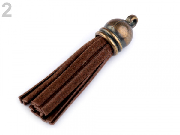 Přívěsek střapec délka 48 mm