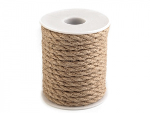 Jutová šňůra Ø6 mm kroucená