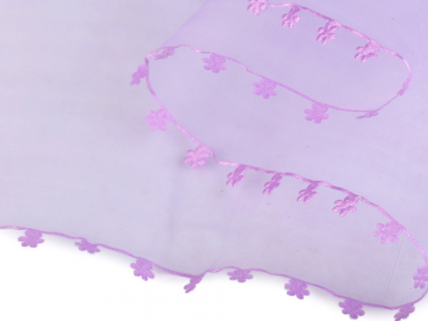 Stuha s květy na okrajích šíře 11,5 cm