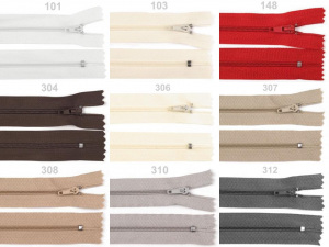 Spirálový zip No 3 délka 40 cm pinlock