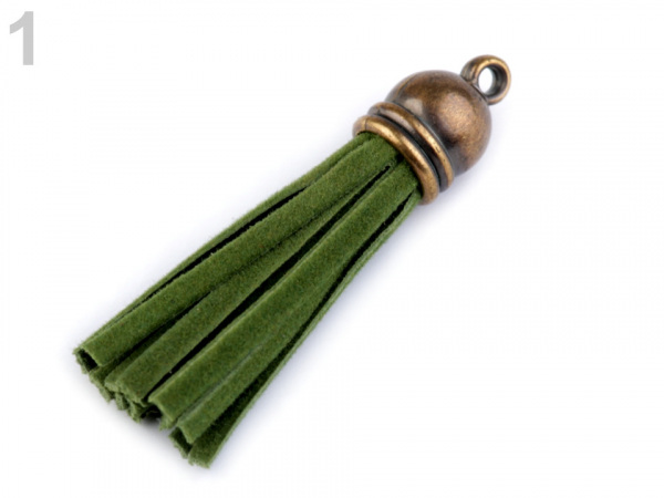 Přívěsek střapec délka 48 mm