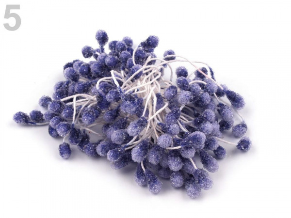 Květinové pestíky ojíněné, malý svazek