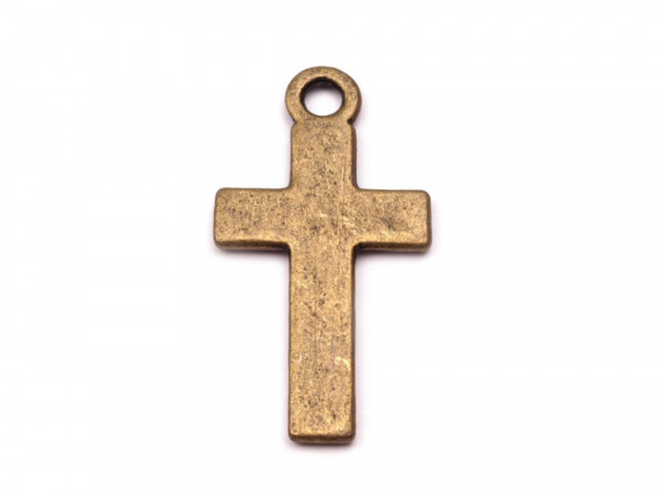 Přívěsek křížek 12x24 mm