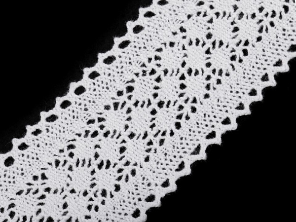 Krajka / vsadka paličkovaná šíře 60 mm