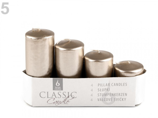 Svíčky válec sestupné