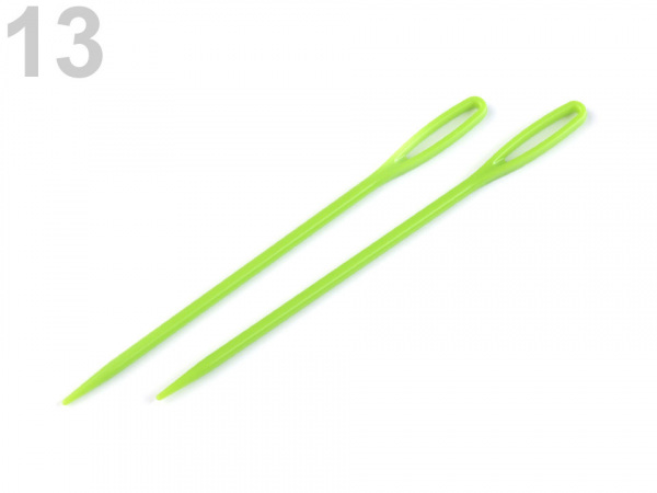 Plastové jehly délka 75 mm tupé