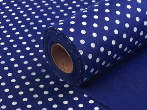 Plsť / filc šíře 41 cm s puntíky