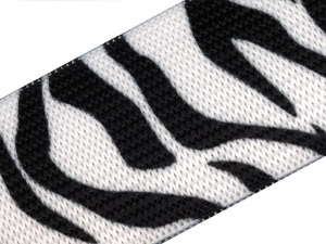 Pruženka šíře 27 mm zvířecí, káro