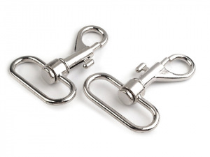 Kovová karabina s obrtlíkem průvlek 38 mm