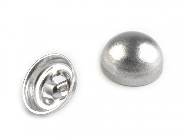 Knoflík na potahování celokovový velikost 16"