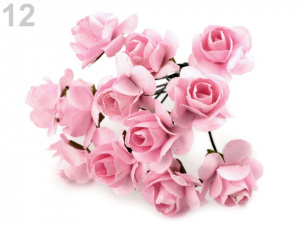 Růže na drátku / polotovar na vývazky Ø20 mm