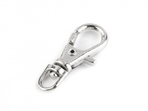 Kovová karabinka s obrtlíkem průvlek 4 mm