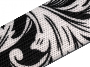 Pruženka šíře 27 mm zvířecí, káro