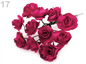 Růže na drátku / polotovar na vývazky Ø20 mm