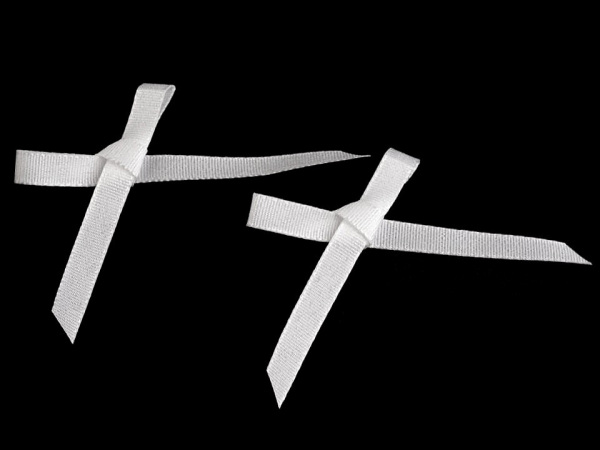 Svatební mašličky / kotilion šíře 40 mm