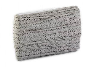 Krajka / vsadka paličkovaná šíře 50 mm