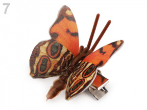 Dekorace motýl 3D s klipem