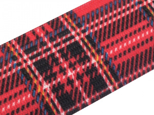 Pruženka šíře 27 mm zvířecí, káro