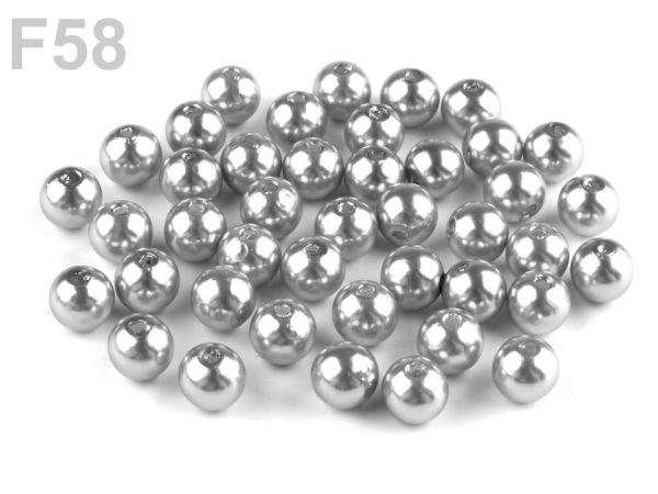 Plastové voskové korálky / perly Glance Ø8 mm