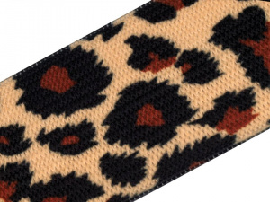 Pruženka šíře 27 mm zvířecí, káro