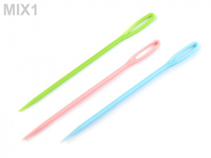 Plastové jehly délka 75 mm tupé