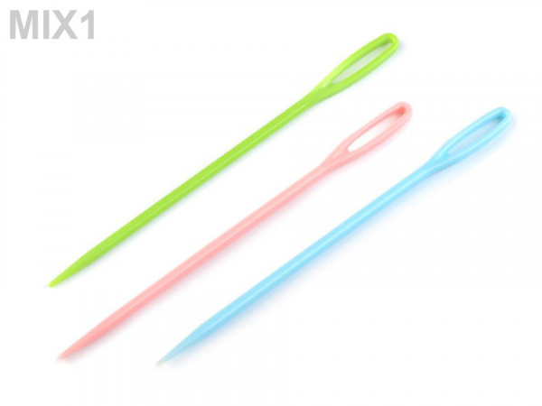 Plastové jehly délka 75 mm tupé