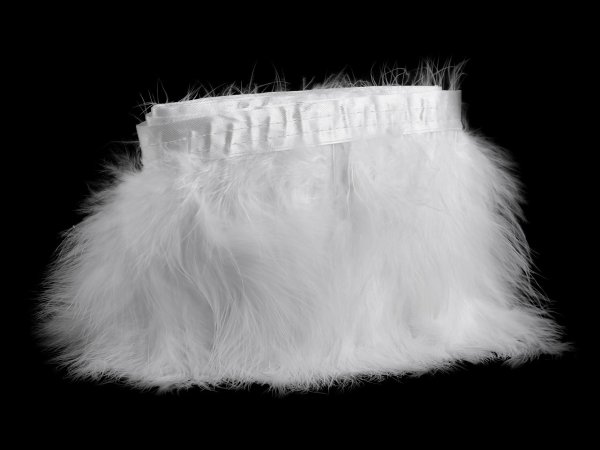 Prýmek - marabu peří 12-15 cm