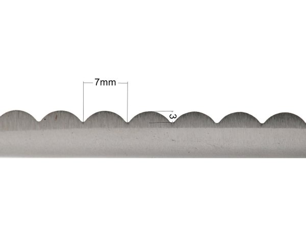 Nůžky entlovací délka 23 cm obloučky