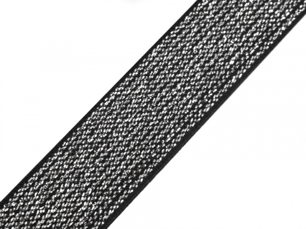 Pruženka šíře 20 mm s lurexem