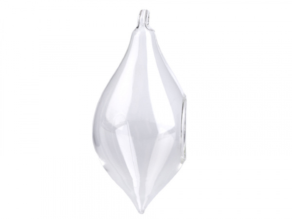 Skleněná kapka 6,3x13,6 cm aerárium