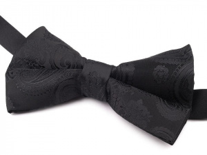 Saténový motýlek se vzorkem paisley