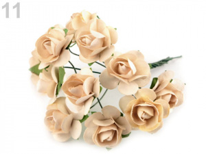 Růže na drátku / polotovar na vývazky Ø20 mm