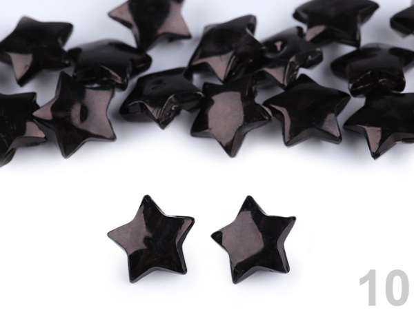 Knoflík hvězdička velikost 20"