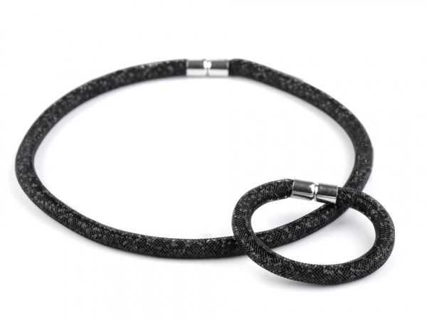 Dutinkový náhrdelník a náramek sada