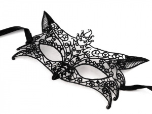 Karnevalová maska - škraboška krajková