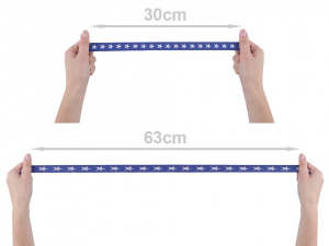 Pruženka šíře 20 mm hvězdy