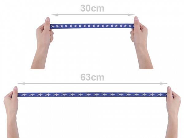 Pruženka šíře 20 mm hvězdy