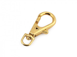 Kovová karabinka s obrtlíkem průvlek 4 mm