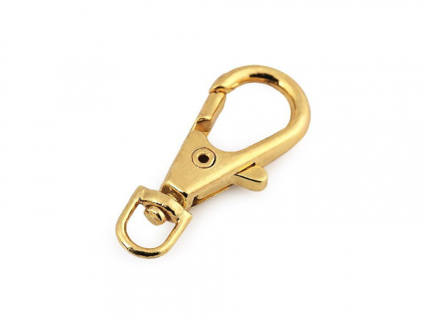 Kovová karabinka s obrtlíkem průvlek 4 mm