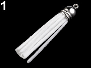 Přívěsek střapec délka 55 mm hnědá