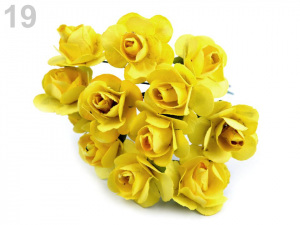 Růže na drátku / polotovar na vývazky Ø20 mm