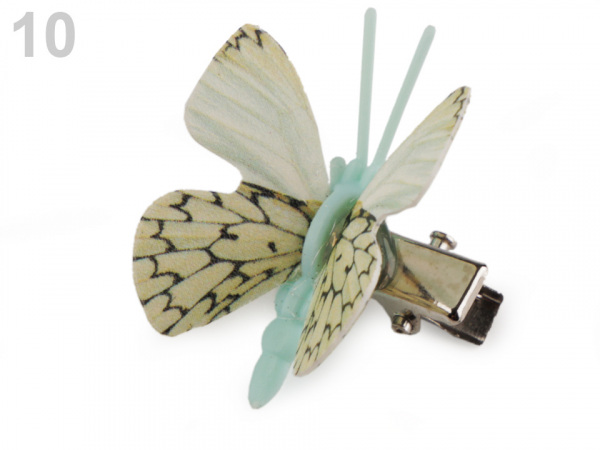 Dekorace motýl 3D s klipem