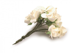 Růže na drátku / polotovar na vývazky Ø20 mm