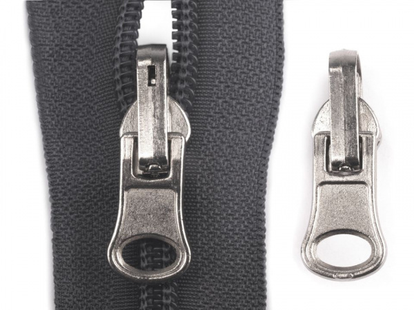 Jezdec ke spirálovým zipům 6 mm překlápěcí