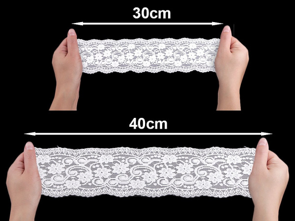 Elastická krajka / vsadka šíře 10 cm